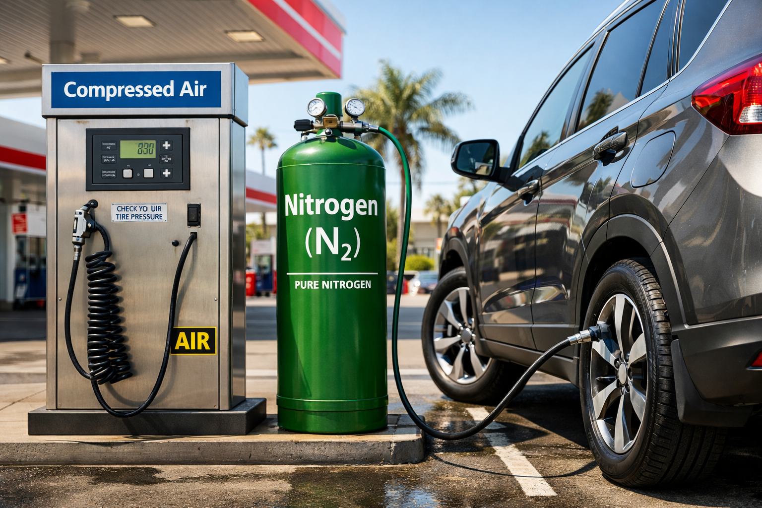 Tyre repair work in Kozhikode Calicut Royal Tyres